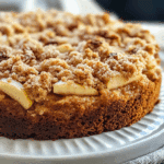 Apple Coffee Cake with Cinnamon Streusel Topping