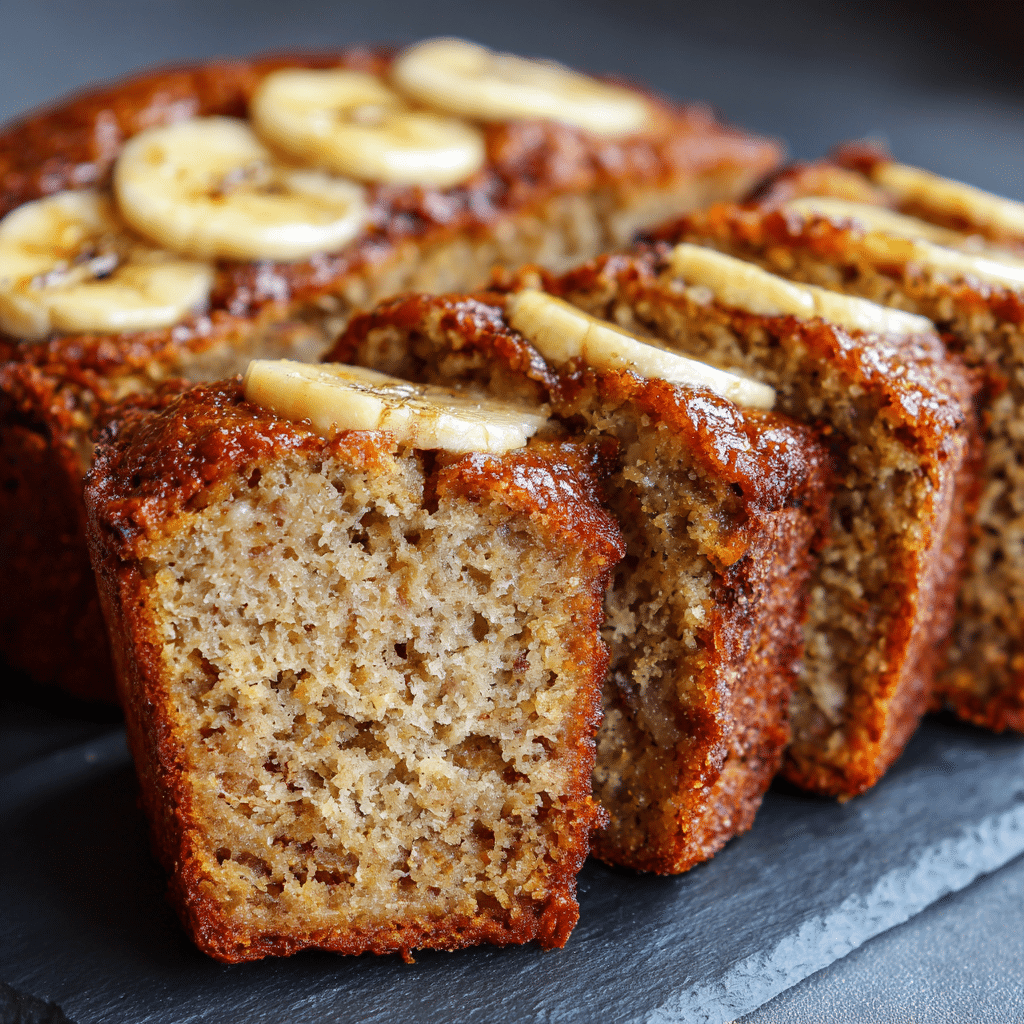 Banana Bread with Homemade Oat Flour
