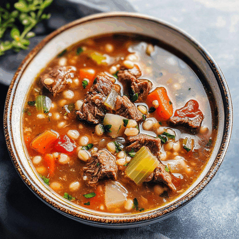 Beef and Barley Soup
