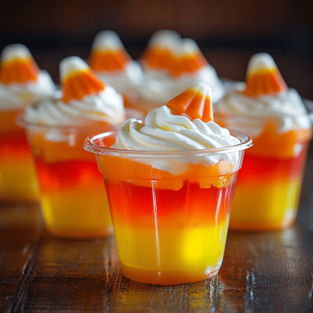 Candy Corn Dessert Cups