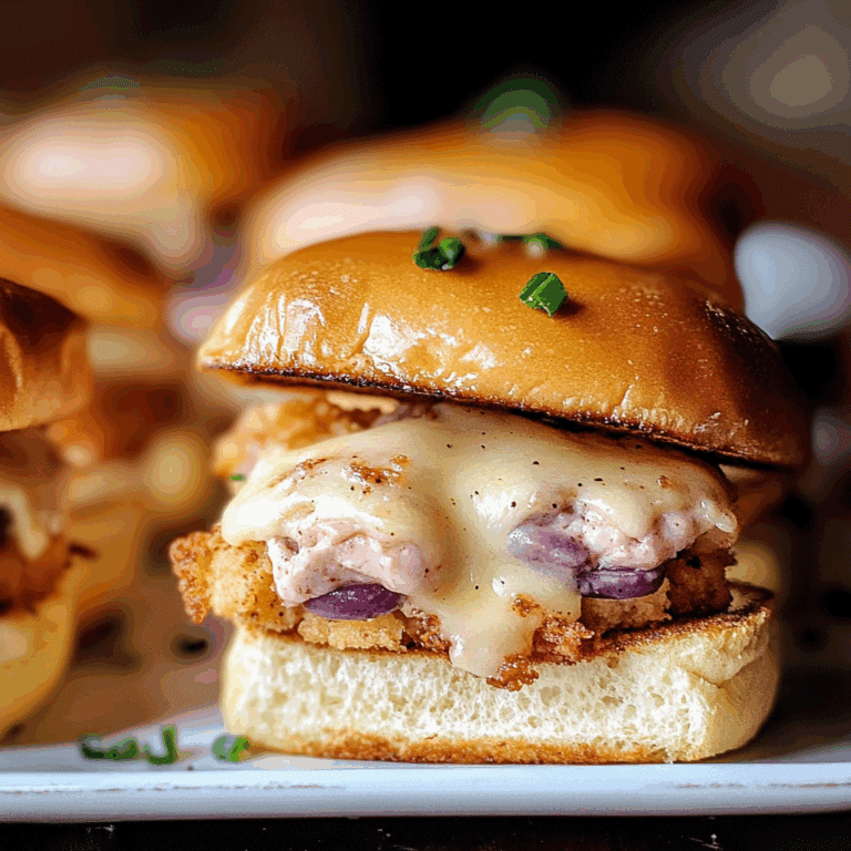 Chicken Cordon Bleu Sliders
