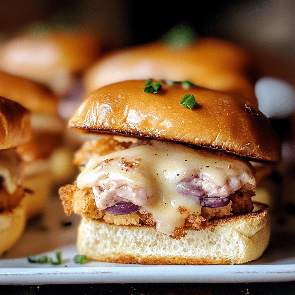 Chicken Cordon Bleu Sliders