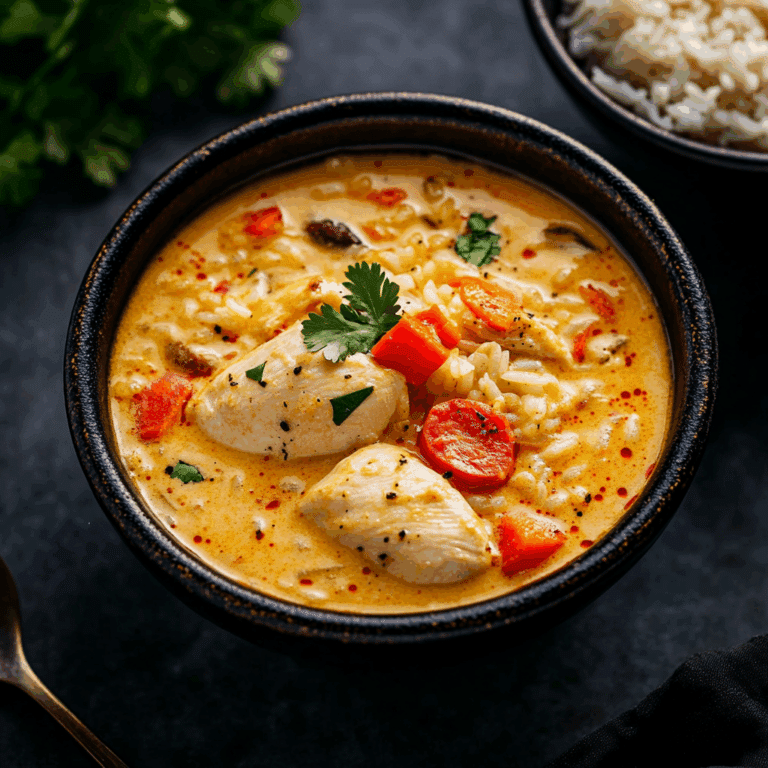 Chicken Curry Rice Soup