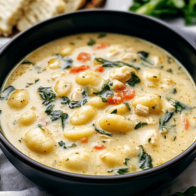 Chicken Gnocchi Soup