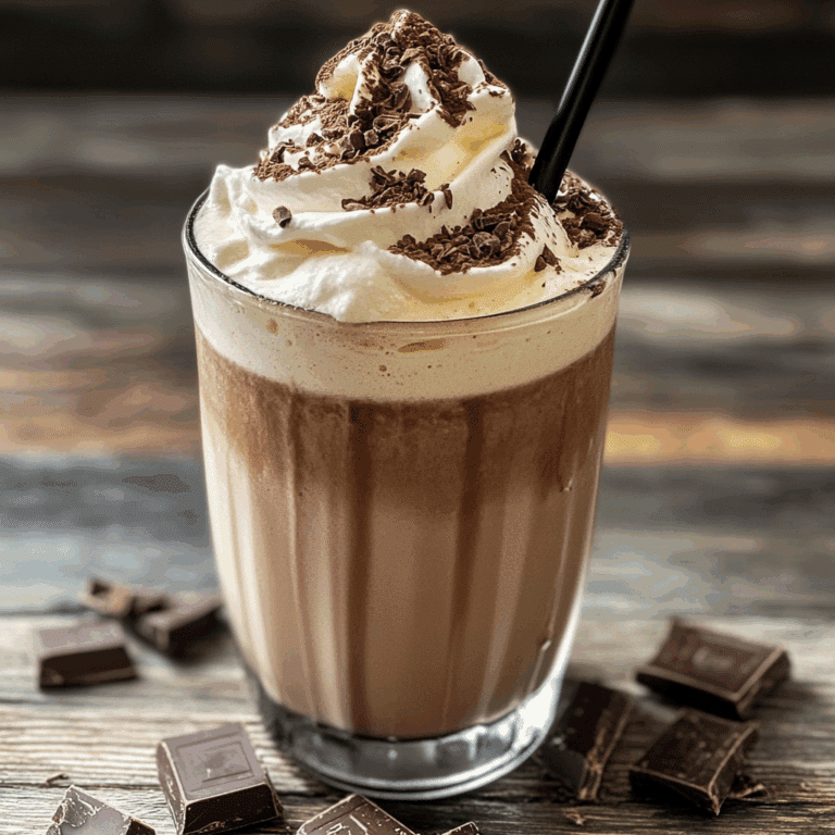 Creamy Chocolate Mocktail for Easy Entertaining