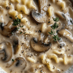 Creamy Mushroom Pastina Soup