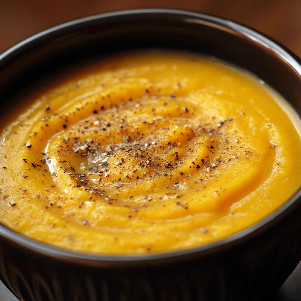Creamy Pumpkin and Sweet Potato Soup