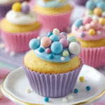 Cupcakes with Fun Fondant Toppers