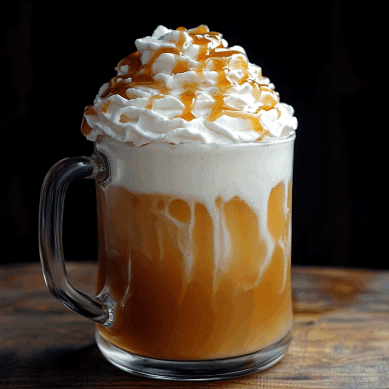 Homemade Butterbeer Drink