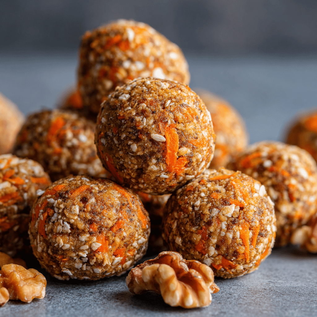 No-Bake Carrot Cake Energy Bites