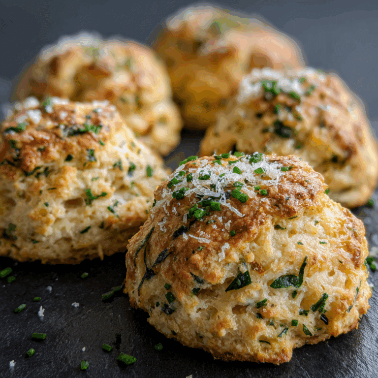 Onion Chive Biscuits with Parmesan Cheese