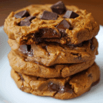 Peanut Butter Chocolate Pumpkin Cookies