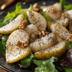 Pear Salad with Poppy Seed Dressing