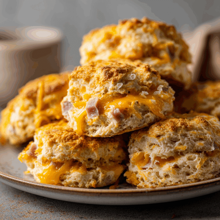 Protein Biscuits with Smoked Turkey and Cheddar Cheese