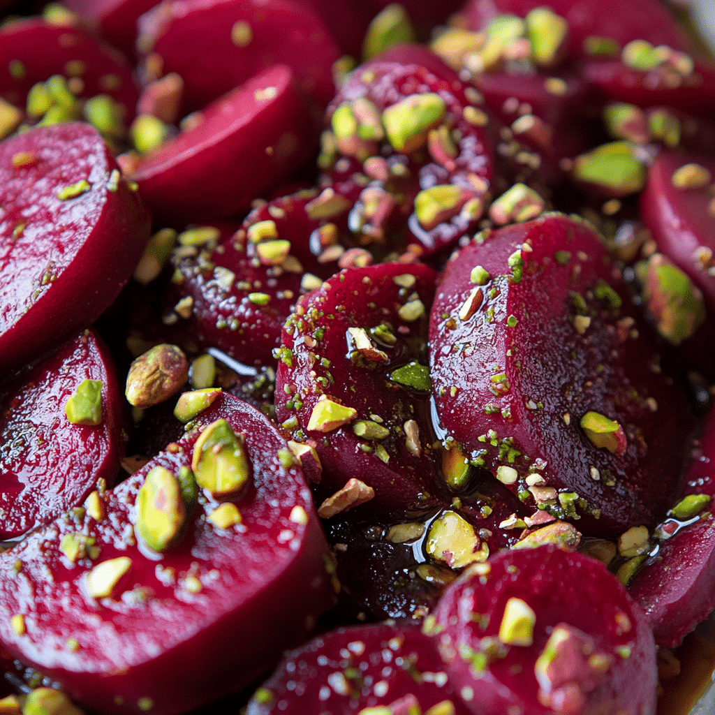 Roasted Beet Salad with Pistachios