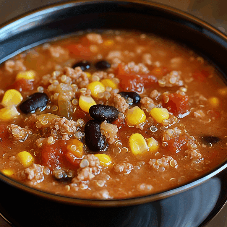 Southwest Turkey Quinoa Soup