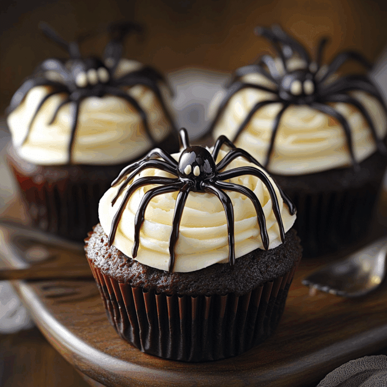 Spider Cupcakes for Festive Parties