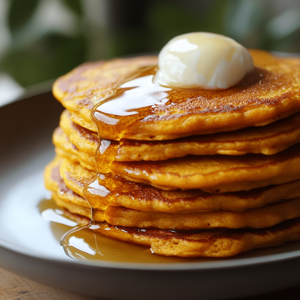 Sweet Potato Pancakes with Warm Spices