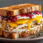Thanksgiving Leftover Breakfast Sandwich
