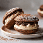 Tiramisu Whoopie Pies with Mascarpone Coffee Filling