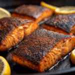 Blackened Salmon with Crispy Skin