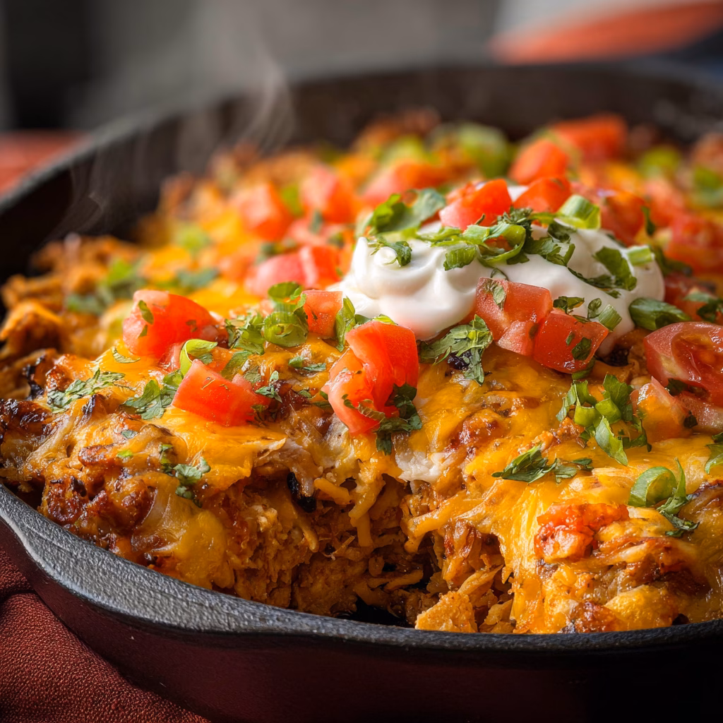 Chicken Taco Casserole