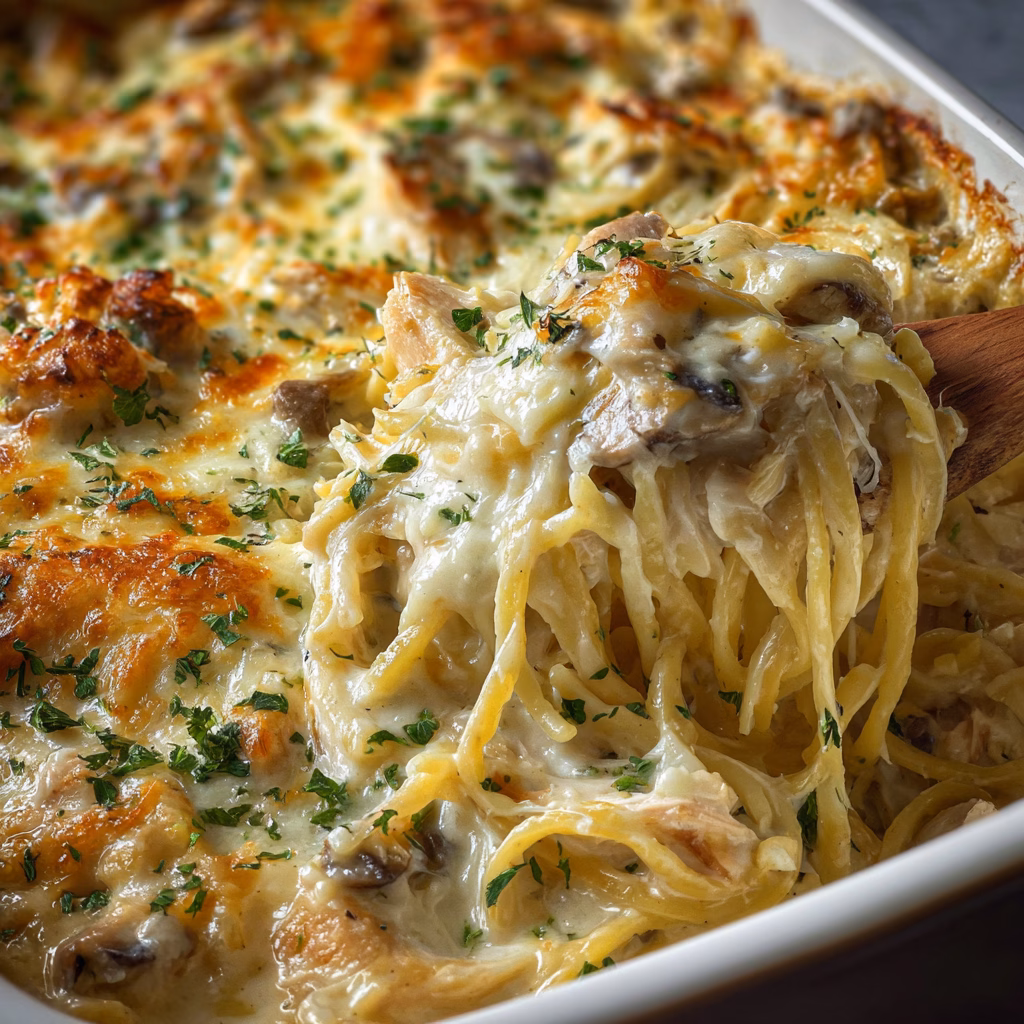 Chicken Tetrazzini Casserole