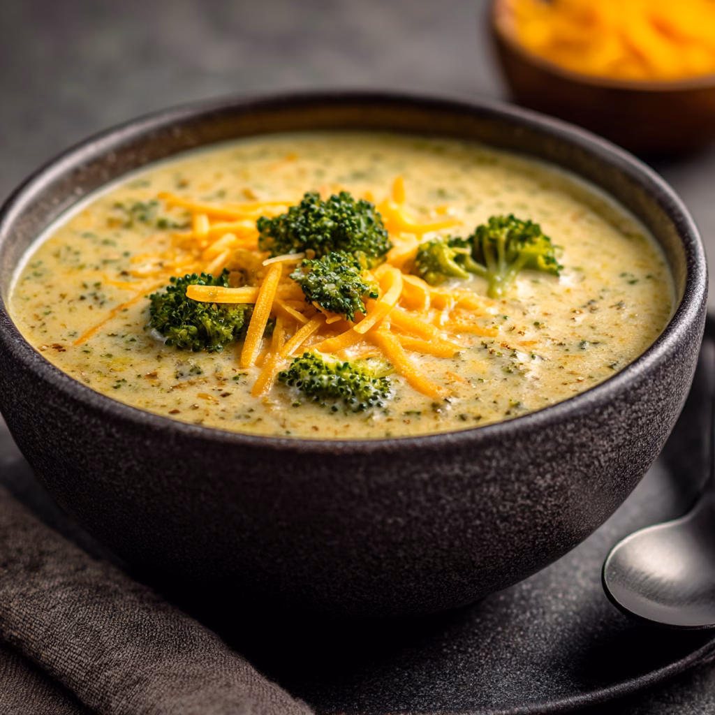 Creamy Broccoli Cheddar Soup