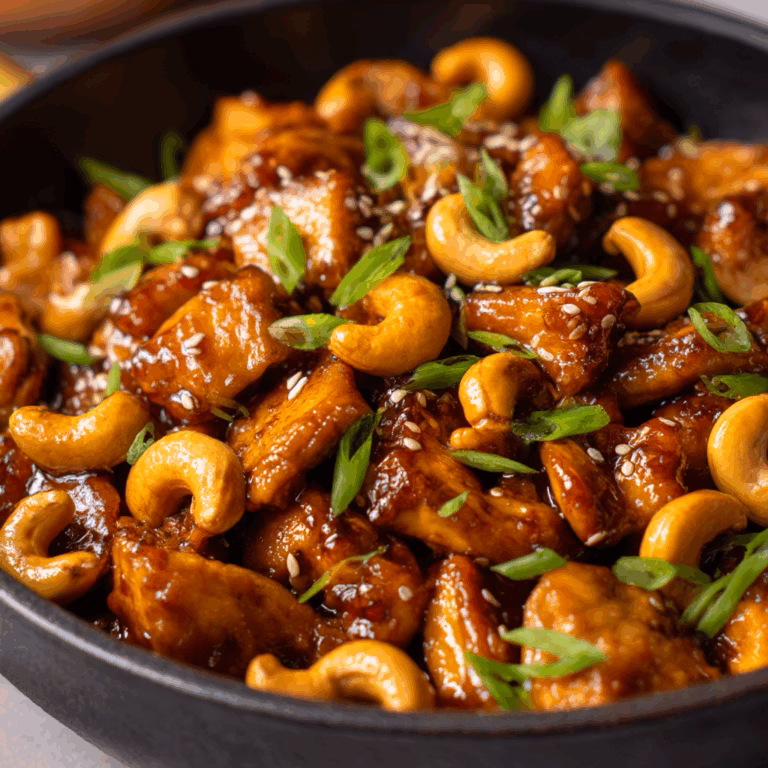 Crispy Cashew Chicken
