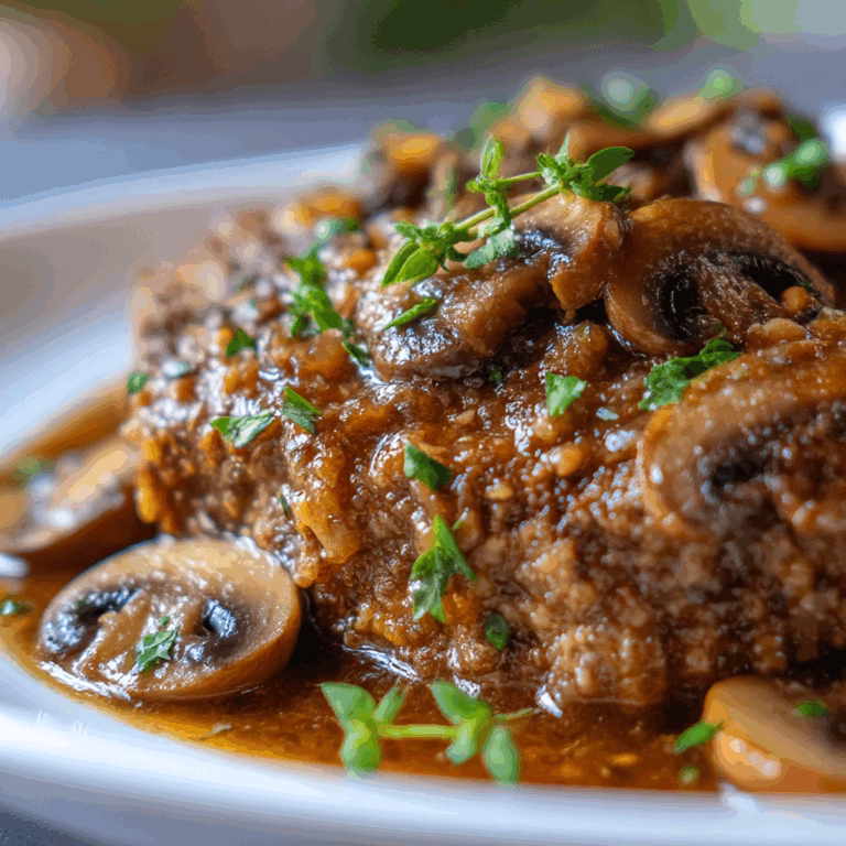 Crock Pot Salisbury Steak