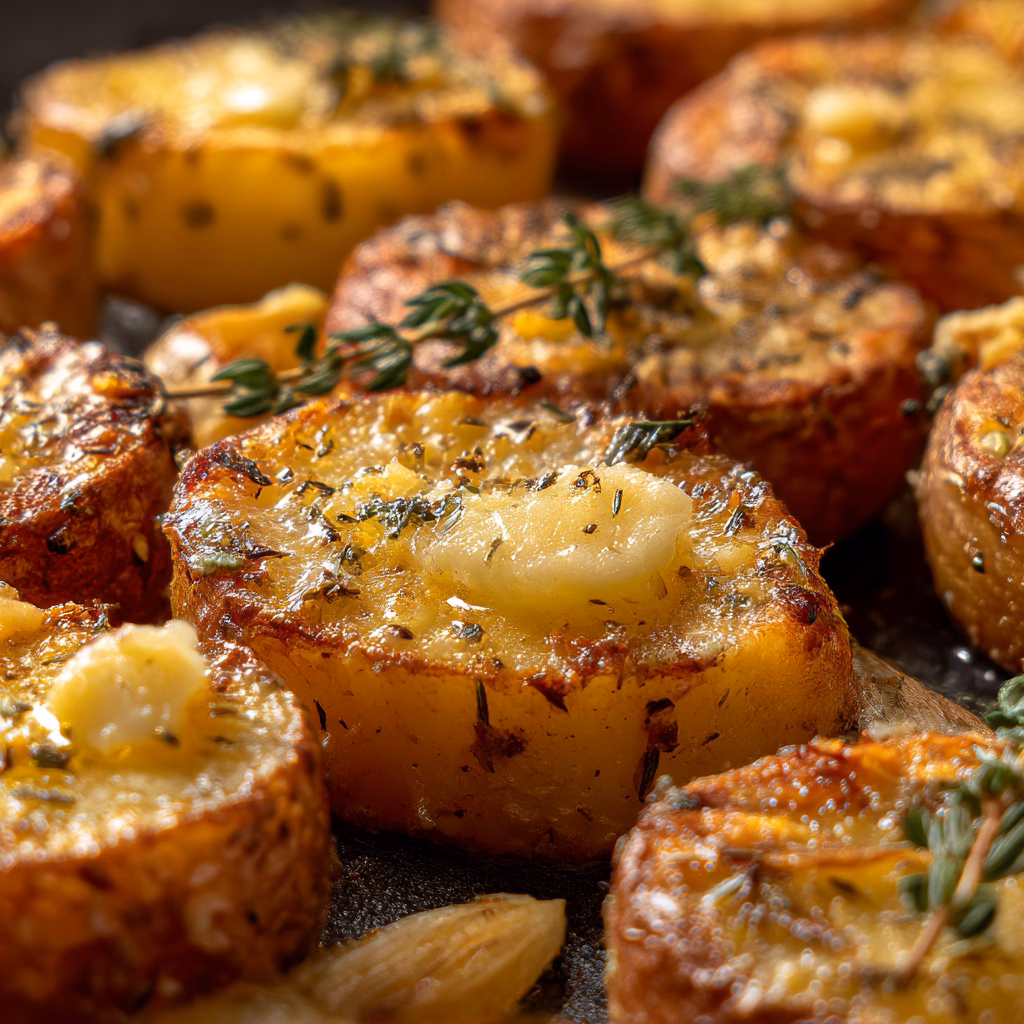 Oven-Baked Domino Potatoes