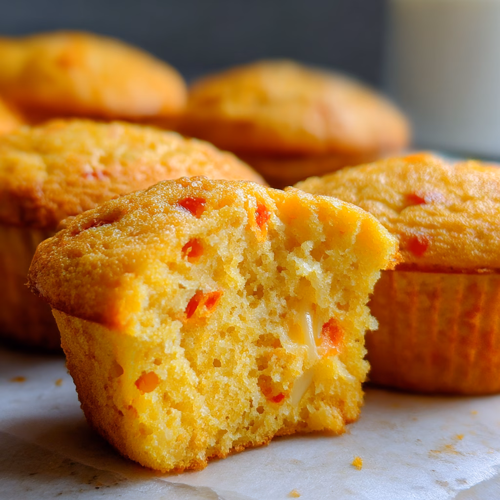 Pimiento Corn Muffins