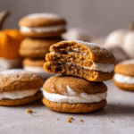 Pumpkin Pie Cookies with Cream Cheese Filling