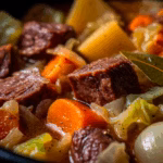 Slow Cooker Beef and Cabbage Stew