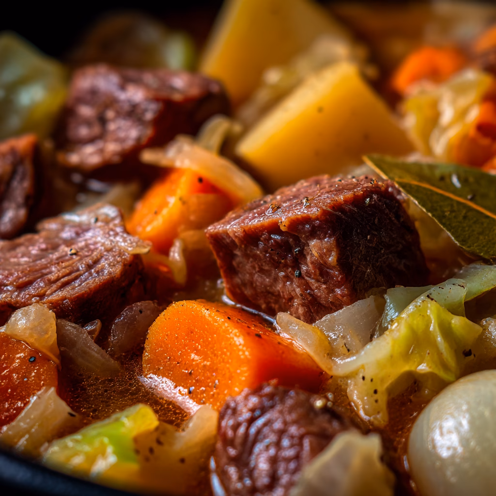 Slow Cooker Beef and Cabbage Stew