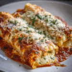 Three Cheese Manicotti