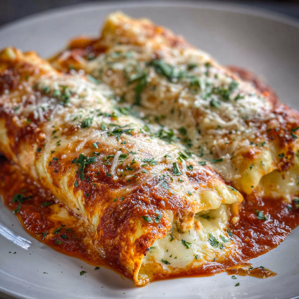 Three Cheese Manicotti
