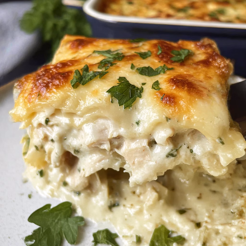 White Chicken Lasagna